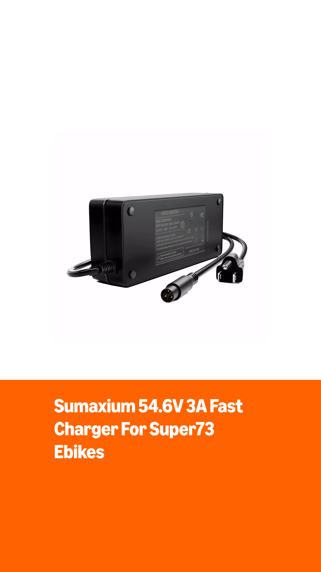 Amazon.com: UL Listed 54.6V 3A Fast Battery Charger Compatible